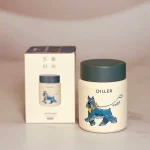 تراول ماگ DILLER طرح سگ ظرفیت ۱۵۰ میلی‌لیتر | ماگ فانتزی درب پیچی - تصویر 7