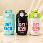 تراول ماگ فانتزی مدل GET RICH - ظرفیت 350 میلی‌لیتر (موجود در 3 رنگ)