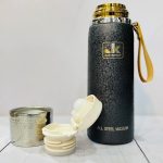 فلاسک استیل ۵۰۰ میل مدل JK – سری Premium Hammered Cap (درب پتک‌کوب) - تصویر 6