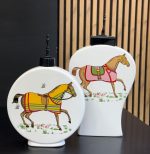 ست دکوری جار سرامیکی رومیزی مدل لوکس مناسب دکور پذیرایی، کنسول و میز عسلی - تصویر 2