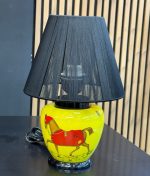 آباژور رومیزی سرامیکی لوکس مدل دکوراتیو مناسب اتاق خواب، پذیرایی و میز کنار تخت - تصویر 5