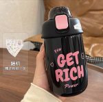 تراول ماگ فانتزی مدل GET RICH - ظرفیت 350 میلی‌لیتر (موجود در 3 رنگ) - تصویر 3