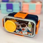 ظرف غذا ۲ طبقه مدل سکرت (Secret) با حجم مضاعف، فاقد BPA و دارای ظرف سس و مقسم - تصویر 3