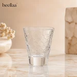شات بلور Deli مدل حبابی (بابل) | ست ۶ عددی لیوان کوچک پذیرایی